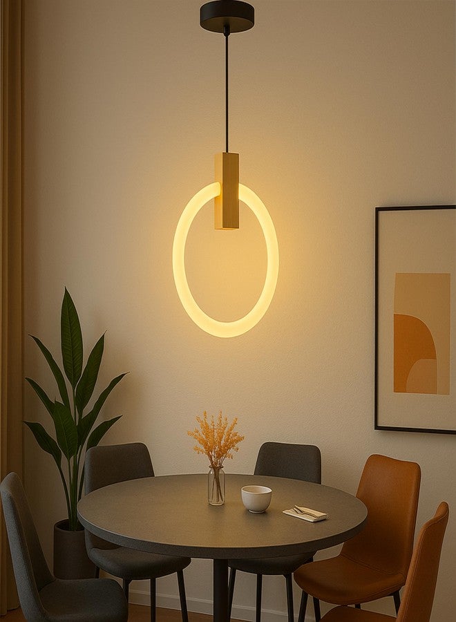 Lamp master Lampmaster Pendant Light | Hanging Lamp with Wood Accent & Warm White Glow | Ceiling Light for Dining Room, Bedroom, Living Room, Restaurants, Coffee Shop, Home & Office and Modern Interiors Pack of 2 - Image 2